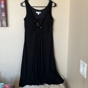 Coldwater Creek casual Black Dress size 8